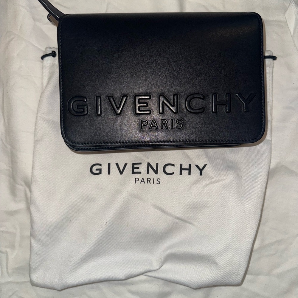 Givenchy Black Leather Crossbody Bag